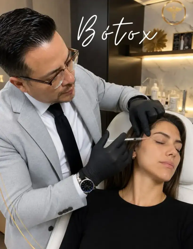 Aplicación de toxina botulínica por el Dr. Zaragoza